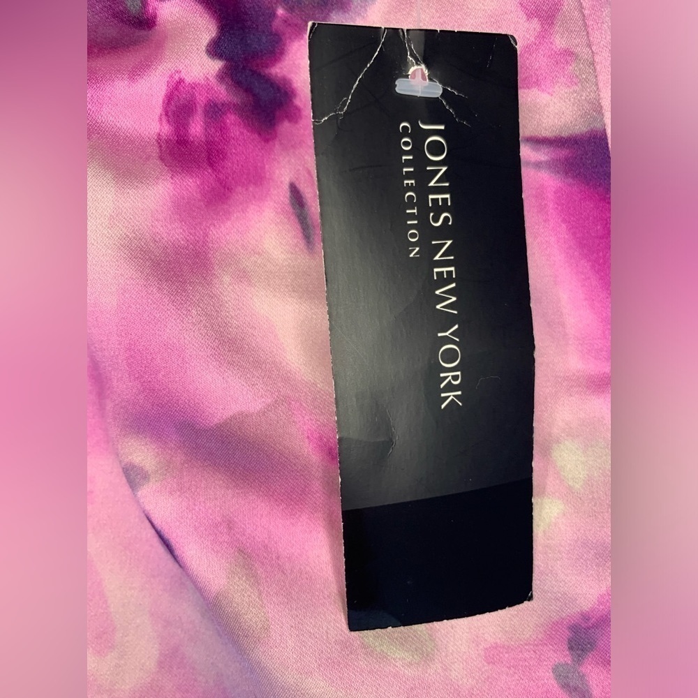 Jones Of New York Collection Tulip Pink And Grey Multi Skirt NWT Size 6! - Picture 7 of 9